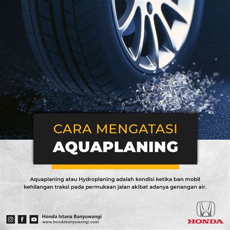 Begini Cara Mengatasi Aquaplaning Atau Hydroplaning Honda Istana