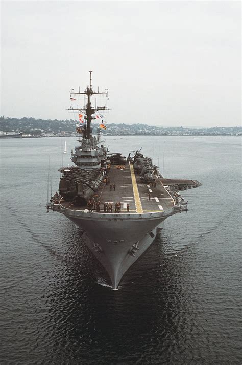 A Bow View Of The Amphibious Assault Ship Uss New Orleans Lph