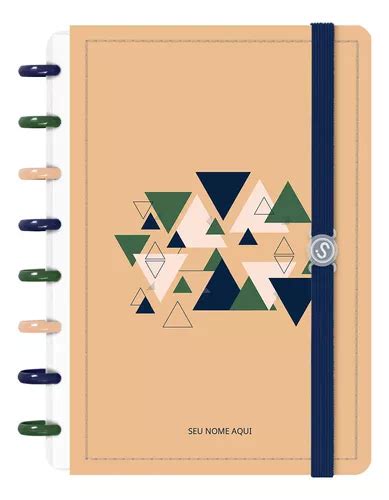 Caderno Personalizado Disco Inteligente P Lux Nude Parcelamento Sem Juros