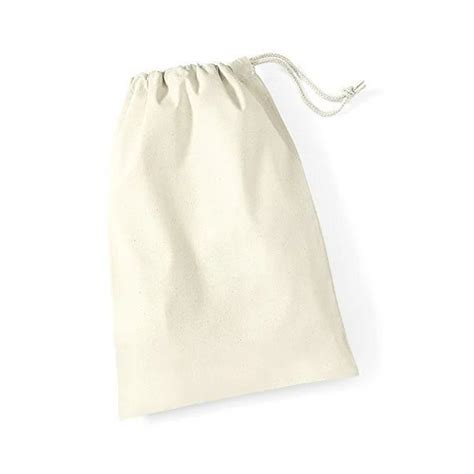 JBI Cotton Plain Potli Pouch Bag Capacity 50 Gm Size 2 Inch X 3