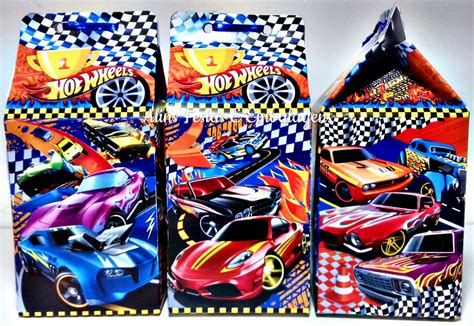 Kit Lembrancinha Hot Wheels Festa Fácil Papelaria Cx Elo