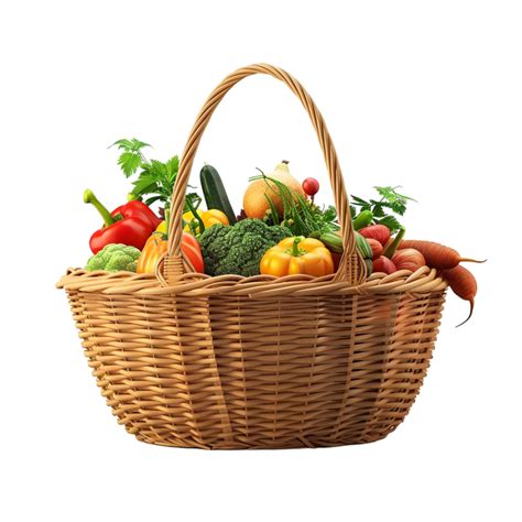 Market basket isolated on transparent 48412567 PNG