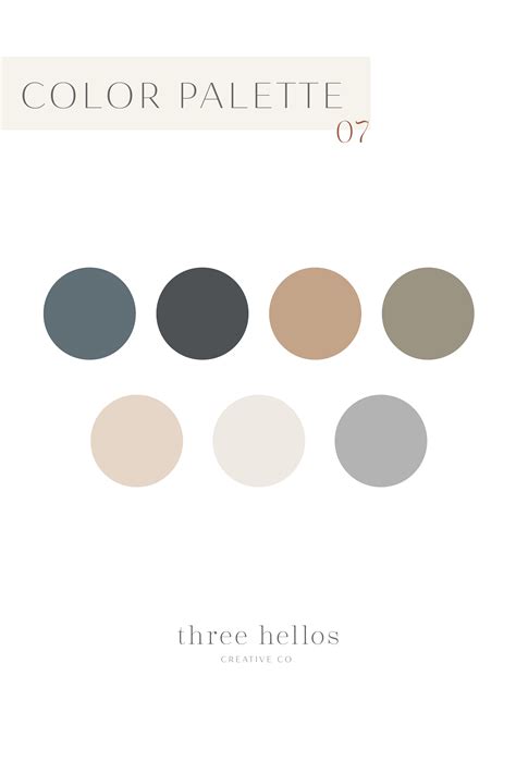 Procreate Neutral Color Palette Color Swatches Digital Illustration