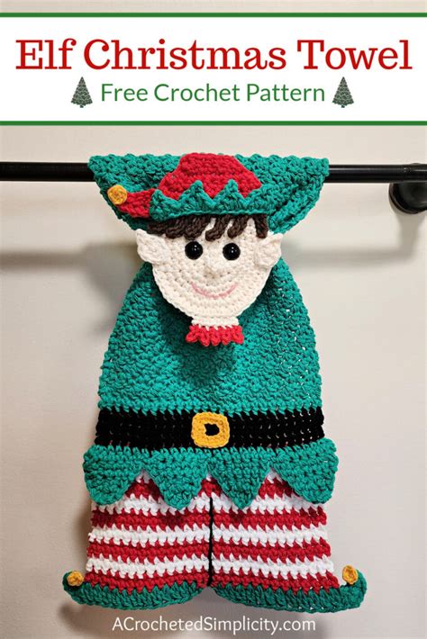 Christmas Towel Topper Crochet Pattern Artofit