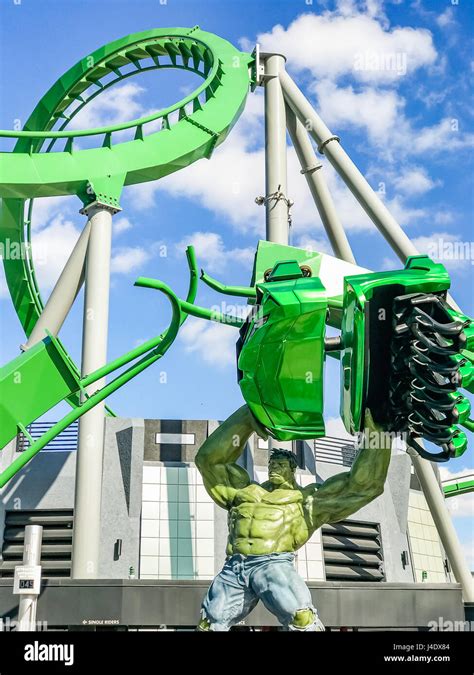 Incredible Hulk Coaster In Adventure Island Of Universal Studios