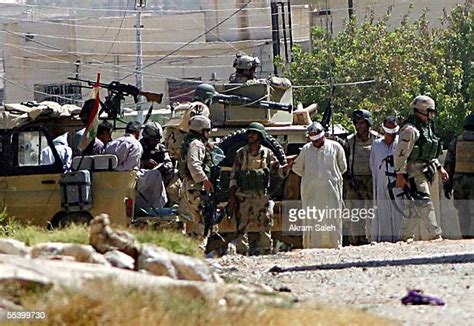 Iraqi And U S Troops Battle Against Iraqi Resistance In Baghdad