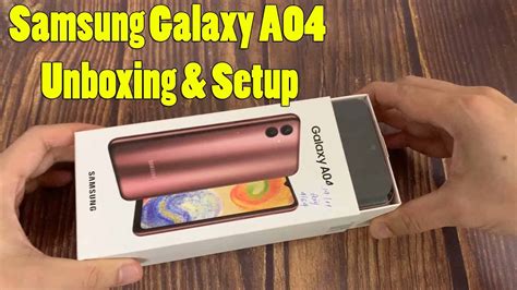 Samsung Galaxy A04 Unboxing And Setup Sm A045fds Youtube