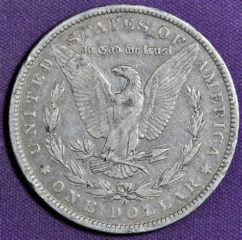 1888 O Morgan Silver Dollar Error Hot Lips VF XF 196263 EBay
