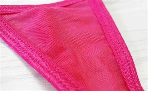 Sexy Mini Bikini Micro Femmes Mesh De Voir Transparent Triangle Maillots De Bain Lingerie Sous