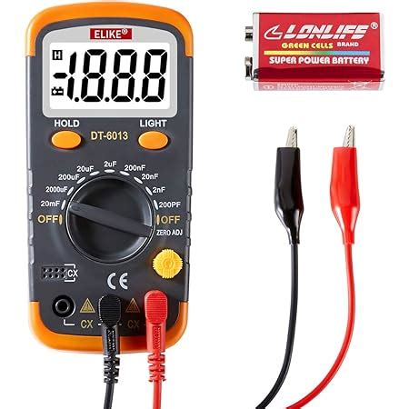 Amazon Digital Capacitance Meter Multimeter Professional Capacitor