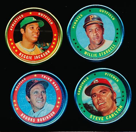 Lot Detail 1971 Topps Bsbl Coins 20 Diff