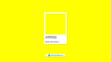 Yellow Color Ffff00 Hex Color Conversion Color Schemes 50 Off