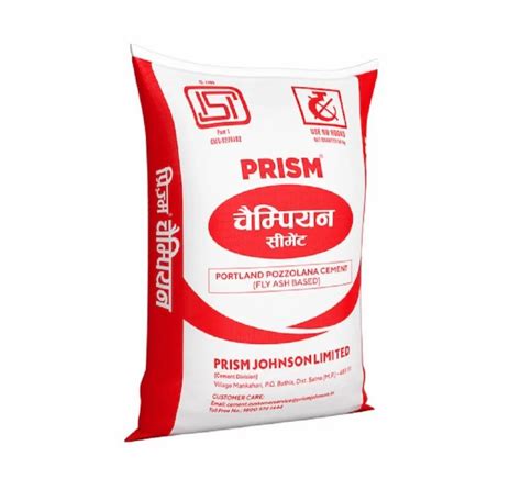 Prism Champion Plus Cement At Rs Bag Prism Duratech Cement In