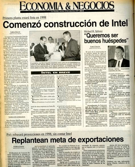 A Os De La Naci N La Traves A De Intel En Costa Rica La Naci N