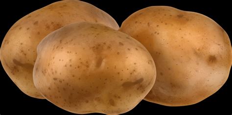 Download Fresh Potatoes Black Background | Wallpapers.com