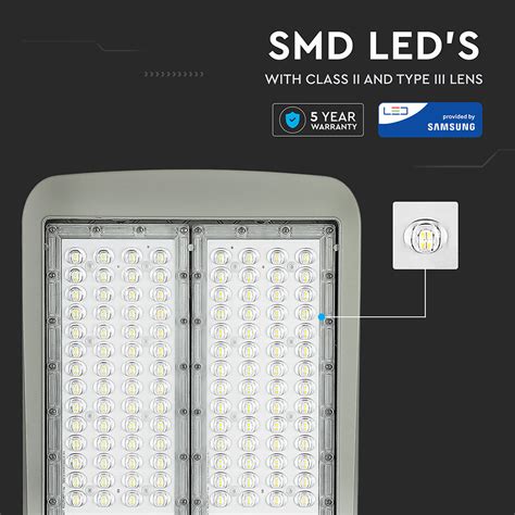 V Tac Vt St W Led Streetlight Inventronics Dimmable Samsung