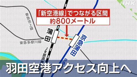 “蒲蒲線” 東京 大田区が第三セクター「羽田エアポートライン」 Nhk