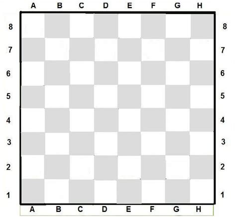 Printable Chess Board Notation