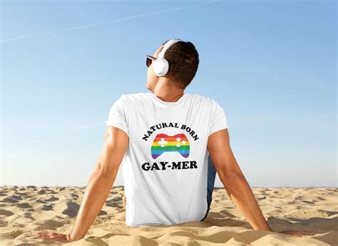 Lgbt Proud Gamer Svg Gay Mer Svg Gay Gaming Svg Lgbt Pride Dxf Rainbow Gamer Png Gay Gamer