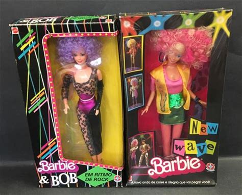 Lot 2 Nrfb Estrella Barbies Made In Brazil Including Barbie And Bob