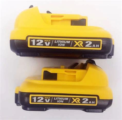 2pcs New DCB127 12V MAX Premium XR 2 0Ah Lithium Ion Battery Pack For