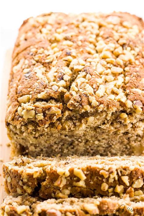 Keto Low Carb Banana Bread Recipe With Almond Flour Sugar Free