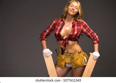 Sexy Beautiful Blonde Girl Isolated Over Stock Photo Shutterstock