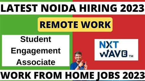 Latest Noida Hiring 2023 Remote Work 2023 Noida Work From Home Jobs