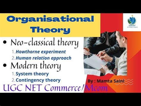 Theory Of Organization Management Ugc Net Commerce Hssc Cet Mains