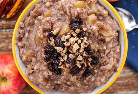 Crockpot Apple Cinnamon Creamy Buckwheat Porridge Vegan Gluten Free