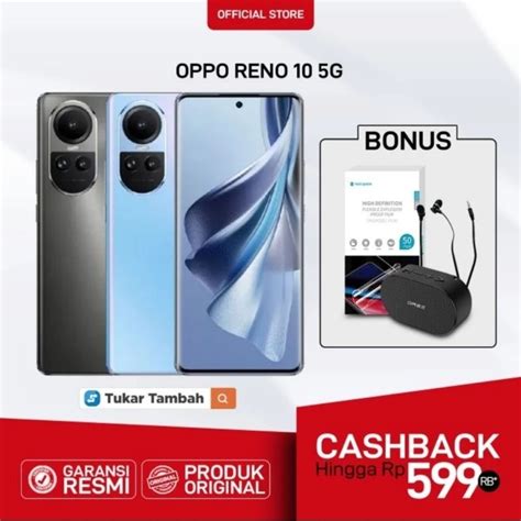 Jual Hape Oppo Reno 10 5g 8256gb Garansi Resmi Oppo Shopee Indonesia