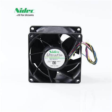 Nidec DC12V Axial Fan V80e12BHA5 57 Long Life Brushless Fan Fan And Nidec