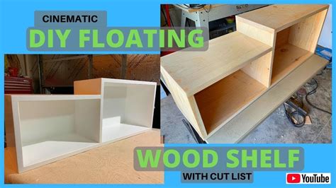 Diy Wooden Floating Shelf Youtube