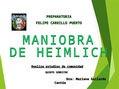 PPT Maniobra De Heimlich DOKUMEN TIPS