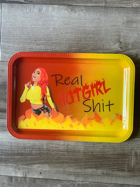 Rolling Tray Real Hot Girl Shit Megan Stallion Rolling Tray Weed