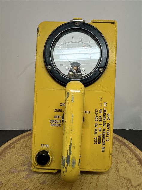 VICTOREEN CDV 717 MODEL 1 RADIATION DETECTOR SURVEY METER EBay