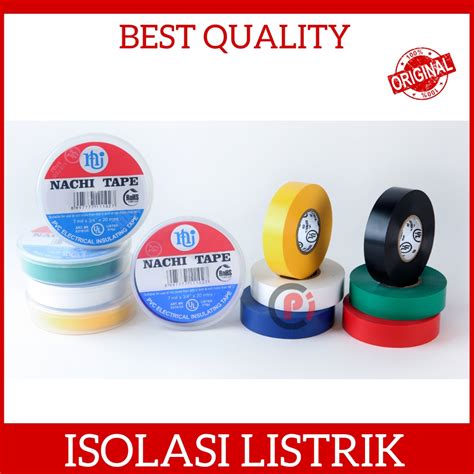 Jual Original Nachi Tape Pvc Isolasi Listrik Electrical Warna Warni Uk