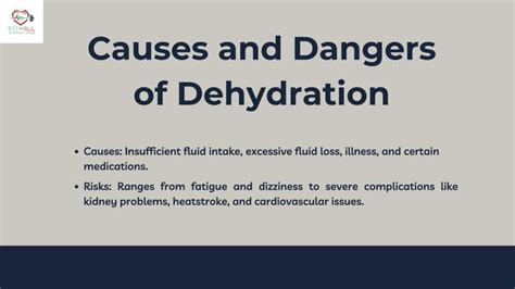 Staying Hydrated Recognizing And Preventing Dehydration Ppt