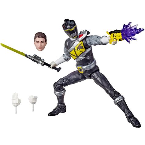 Power Rangers Lightning Collection Dino Charge Black Ranger Inch