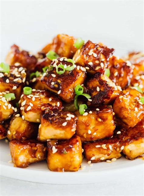 pan fried sesam vitlok tofu tips  extra krispig pan fried tofu