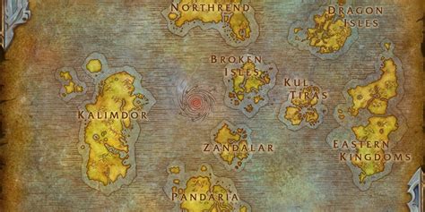 World of Warcraft Map from 1999 Shows How Different Azeroth Looks Now