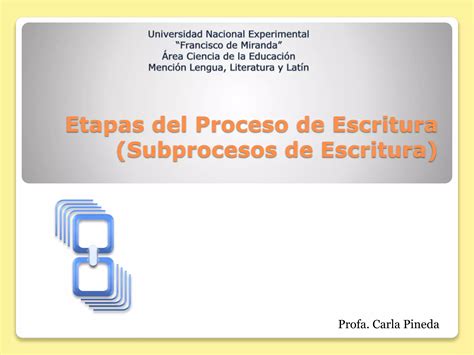 Etapas De La Escritura Ppt