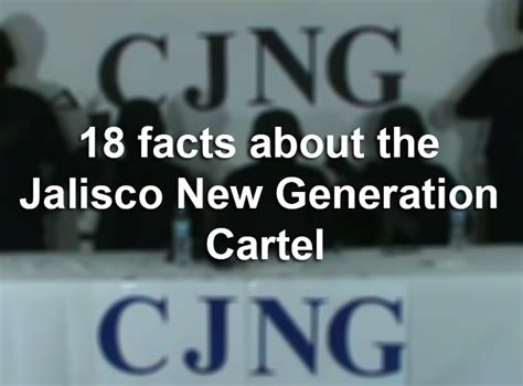 18 facts about the Jalisco New Generation Cartel