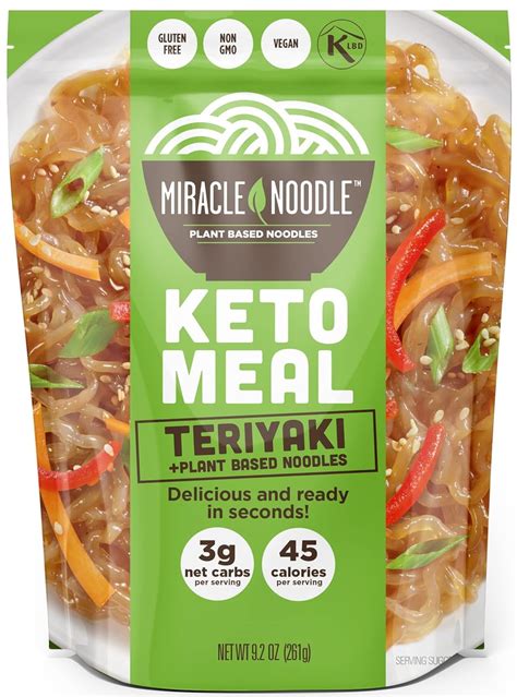 Teriyaki Noodles Plant Based Vegan Teriyaki Noodles Shirataki Konjac