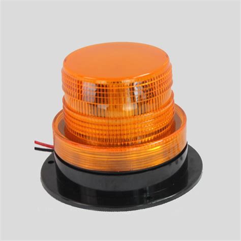 4 Amber LED Strobe Forklift Safety Warning Light Beacons LED Work