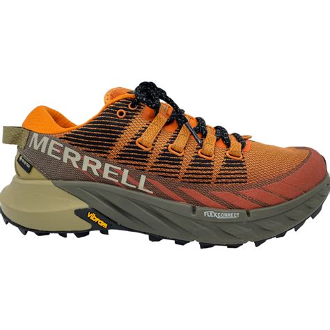 Merrell Agility Peak Gtx Trail Running Shoes Mens Exuberance Olive