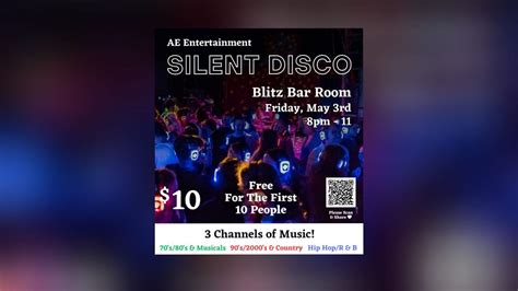 Silent Disco At Blitz Bar Room Friday May 3rd 8pm Blitz Bar Room