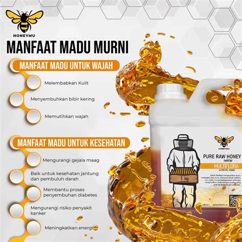 Jual Madu Murni Asli Nectar Multiflora 1Kg Shopee Indonesia