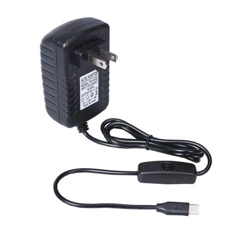 Raspberry Pi 4b 5v 3a Power Adapter Power Supply Type C Usb Usuk Charger Dcac Adapter 100 240v