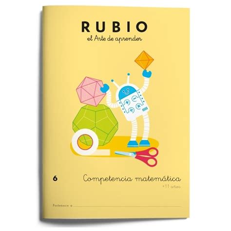 Cuaderno Rubio Competencia Matematica Material De Oficina Escolar